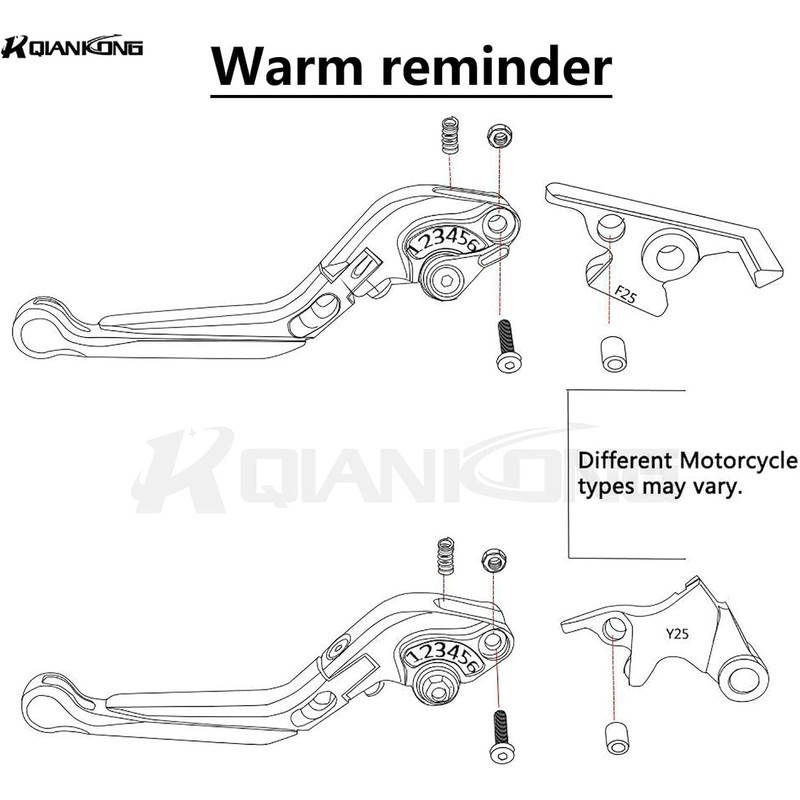 R QIANKONG CF-MOTO 450 MT 2024 Motocycle Brake & Clutch