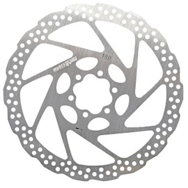 myBESTbike Bicycle Brake Disc 140/160/180mm Pack of 2 Stainless Steel Bicycle Rotors with 12pcs T25 M5x10mm Screws for Bicycle, Mountain Bike, MTB, BMX