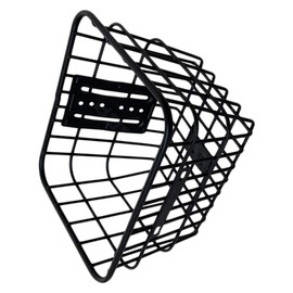 BESPORTBLE Bike Front Basket Iron Metal Bicycle Wire Basket Detachable Handlebar Mount Basket for Riding Shopping