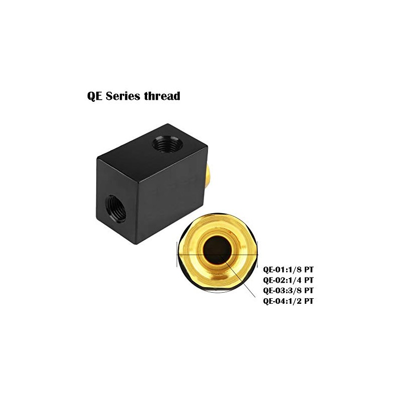Vogueing Tool 1/2" BSP Quick Exhaust Air Valve Aluminum Alloy
