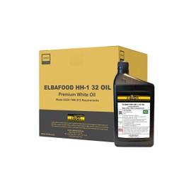 Food Grade Hydraulic Oil 32 | Fully Synthetic Blend | NSF Registered AS H-1. Kosher and Halal Approved. Compare to: LUBRIPLATE | Petro-Canada | (1 Quart,) Made in USA