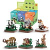 MEIEST Mini Animals Building Blocks Set, Land Animal Theme Collection,