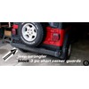 Fits Jeep Tj Wrangler 3 1/2 Black Diamond Plate Short