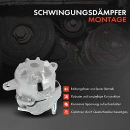 Frankberg Belt Tensioner Pulley Compatible with 124 Coupe C124 124 Notchback W124 CLK Cabriolet A208 E-Class W124 M-Class W163 SLK R170 Sprinter 2-T Bus B901 B902 Replace# 1112000770