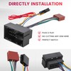 RED WOLF Car ISO Radio Wire Wiring Harness Adapter Connector