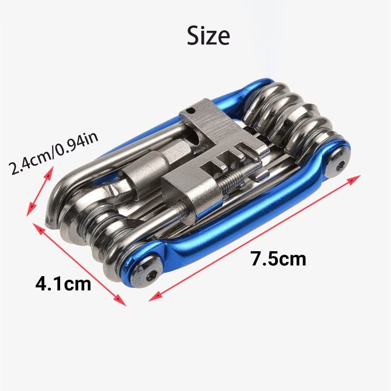 AIMALL 11-in-1 Bicycle Chain Multi-function Portable Breaker Tool Repair Kit