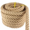 Manila Rope 2Inch x 50 Feet, Twisted Manila Rope Thick