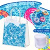 Weysat 24 Pcs Pool Party Favor Bags with Handles and