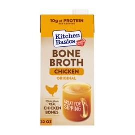 Kitchen Basics Chicken Bone Broth, 32 oz. Carton, Great size for any meal, Soups and Side Dishes