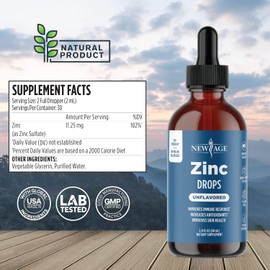 Ionic Zinc Liquid Drops – High Potency Immune Booster Zinc Supplement | Supports Immune Defense, Natural Antioxidant & Overall Health | Non-GMO | 2 Fl Oz (Pack of 1)