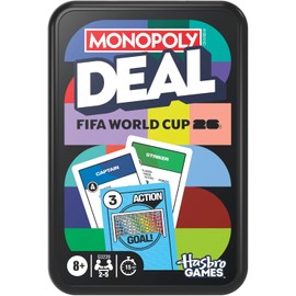 Hasbro Monopoly Deal Card Game FIFA World Cup 2026 Soccer Edition for Kids & Families, Ages 8+