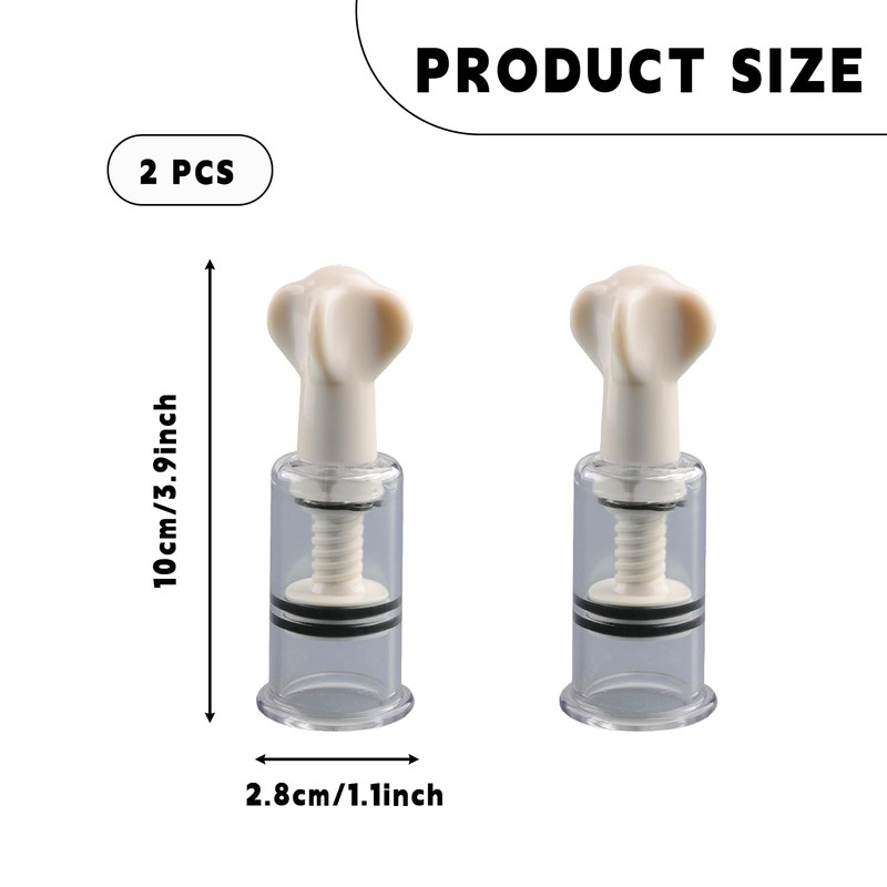 Bojueshaw 2pcs Vacuum Twist Suction Cupping Set,Hand-Twist Suction Cup for