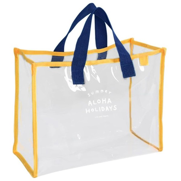 YFFSFDC Pool Bag, Plastic Bag, Transparent, Beach Bag, 13.0 x