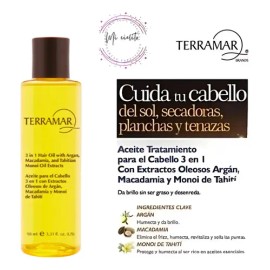 Oleo Tratamiento Para El Cabello 3 En 1 Terramar 98 Ml Viaje