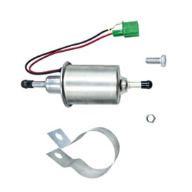 LAUUEXOP Electric Round Fuel Pump 86506895 Compatible for Ford New Holland L140 L150 L160 L170 L425 L445 L452 L454 L465 L553 L555 L565 Ls150 Ls160 Ls170 Lx465 Lx485 Lx565 Lx665 9607940 9843528