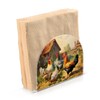 YETTASBIN Rooster Napkin Holder for Table, Acrylic Upright Non Slip