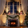 Powfloven 2 Pack Wireless Battery Operated Spotlights Indoor with Remote,