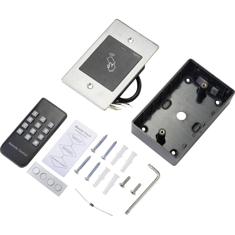Sygonix SY-4760954 Transponder Access System Flush-Mounted 12 V/DC, 18 V/DC