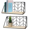 Floating Shelves Wall Mounted Set of 2 | Small&Small