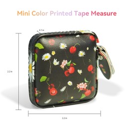 Aaymoous Tape Measure Body Measuring Tape，Mini Tape Measure Retractable Soft Tape Measure for Sewing Cloth Fabric Body Measurements，Fabric Tape Measure Clothing Measuring Tape Cherry