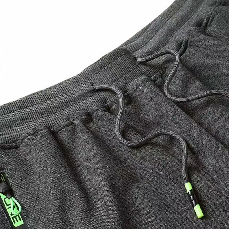 ZOXOZ Men's Shorts Summer Cotton with Zip Pockets, darkgray