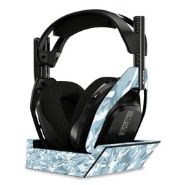 MightySkins Glossy Glitter Skin Compatible with Astro A50 Wireless Headphones + Base Station (Gen 4) - Arctic Camouflage | Protective, Durable High-Gloss Glitter Finish | Easy to Apply