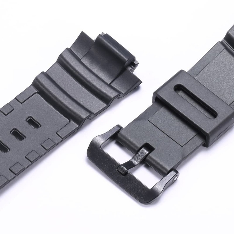 WRISTARMOR Resin Band Replacement for Caiso MCW-100H/WS-220/HDD-S100 Watch Strap