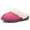 WaySoft Genuine Australian Sheepskin Women Slippers, 100% Shearling Hard Bottom