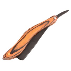 FOMIYES Men's Manual Razor Wood Handle Stainless Steel Multi-functional Beard Trimmer Travel