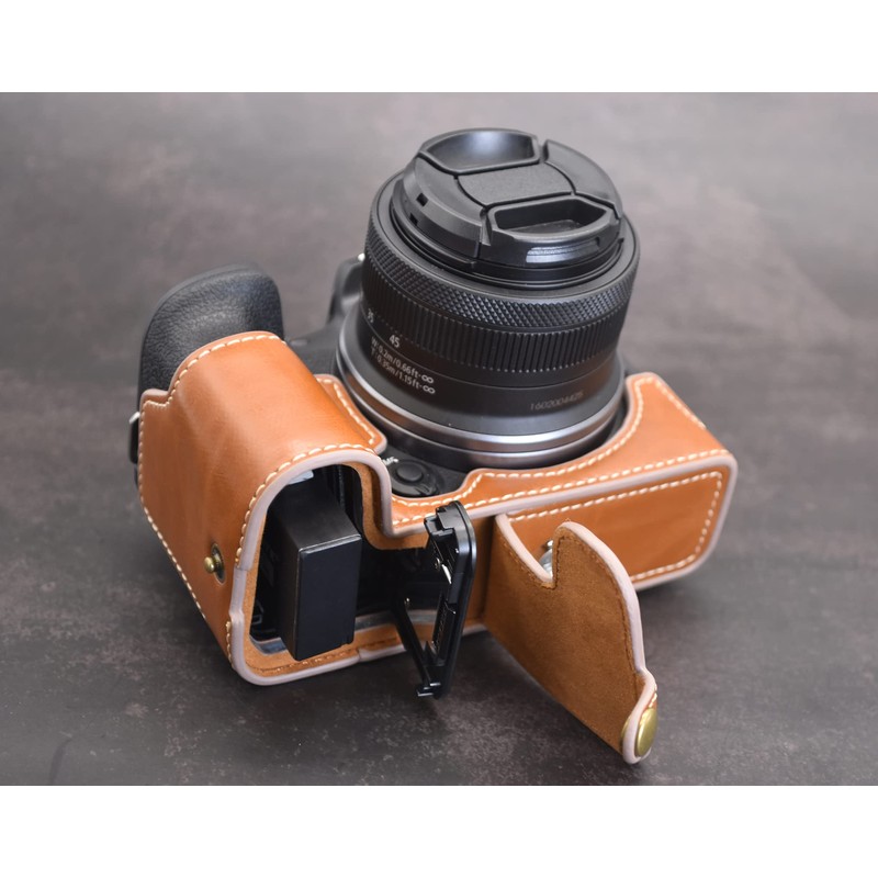 MUZIRI KINOKOO EOS R10 Protective Case PU Leather - Compatible