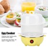 Egg Cooker, Multifunctional Mini Double Egg Cooker for Home, Quick