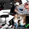 OPUEW Espejo de Vanidad para Auto, Espejo para Visera Auto