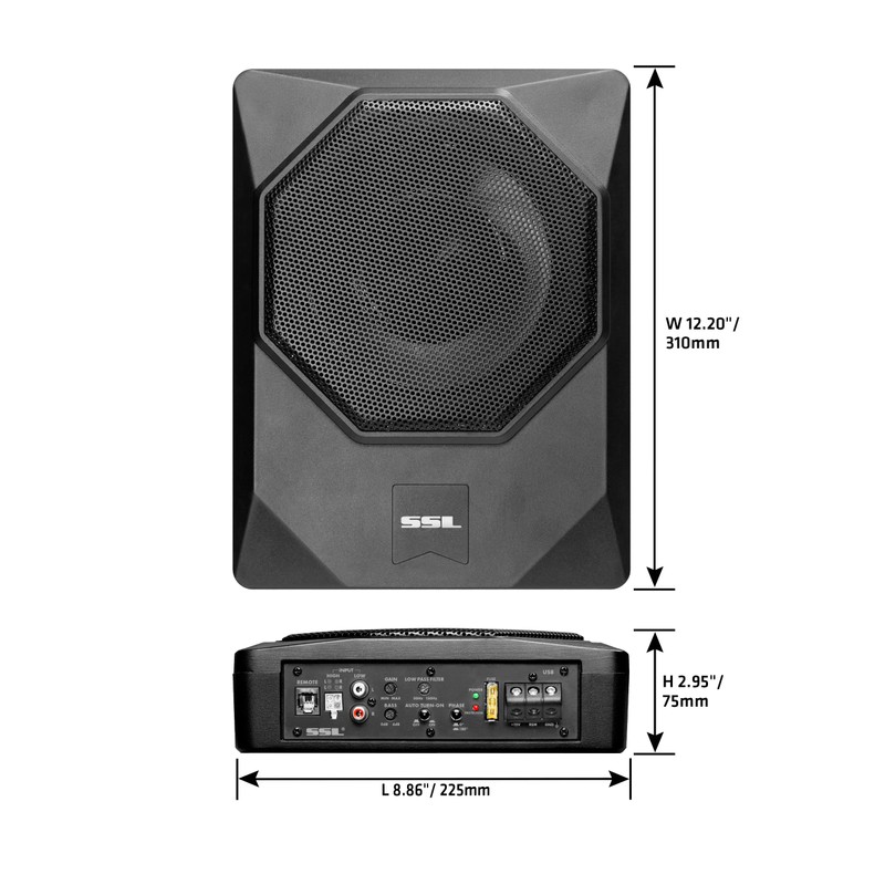 Sound Storm Laboratories US8K 8 Inch Under Seat Powered Car