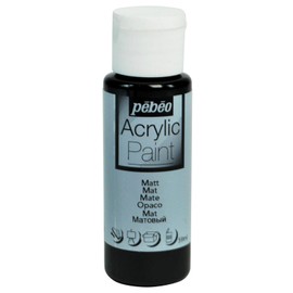 PEBEO 97817 ACRYLIC 59ML MATT BLACK, 3.3 x 3.3 x 10 cm