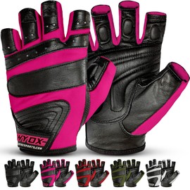 WYOX Weight Lifting Gloves for Gym Fitness Workout – Anti-Slip Padded Palm, Gym Gloves for Women & Men, Half Finger Exercise Gloves for Bodybuilding, Cycling, Rowing & Climbing Workout Equipment