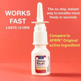 Family Care Nasal Relief 12 Hour Pump Mist Spray Oxymetazoline Decongestant 0.5 oz