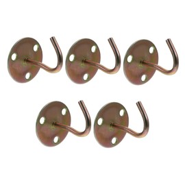 VILLFUL 5pcs Ceiling Hooks Heavy Duty Iron Top Mounted Hooks for Hanging Plants Lanterns and Decorations and Flexible Storage