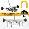 GRENPRO 17" Rolling Magnetic Sweeper with Wheels,8.8 Lbs Pull Force,Telescoping