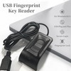 Desktop USB Fingerprint Reader, Computer Fingerprint Key Reader, USB Security