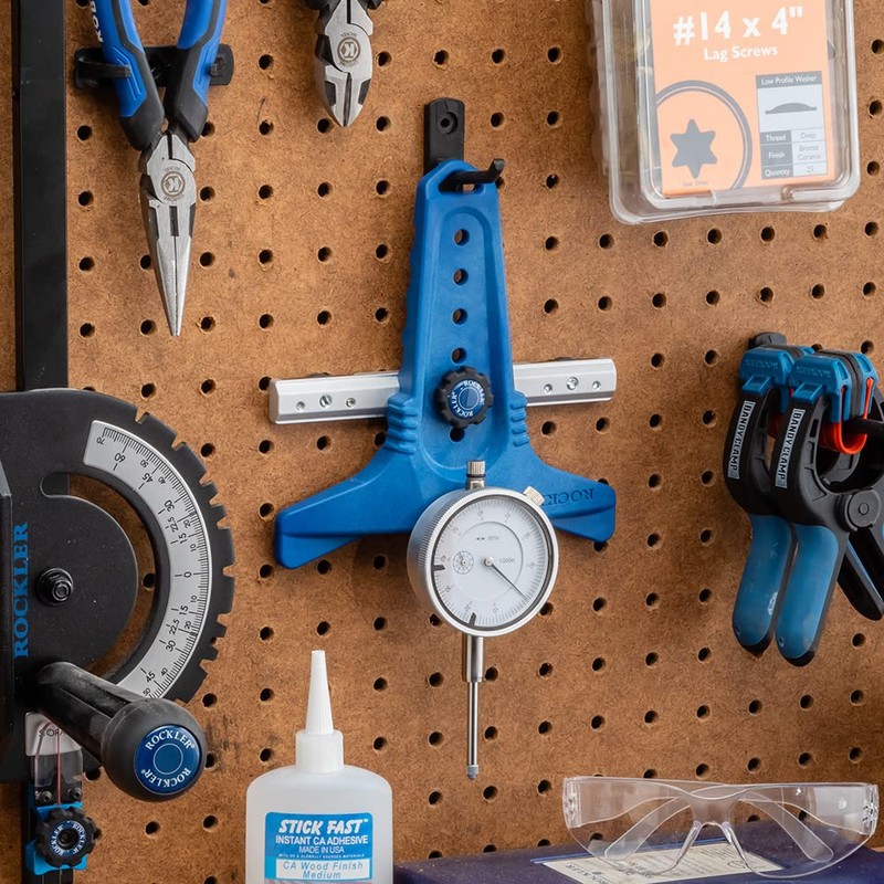 Rockler Table Saw Alignment Gauge - Precision Dial Indicator Table