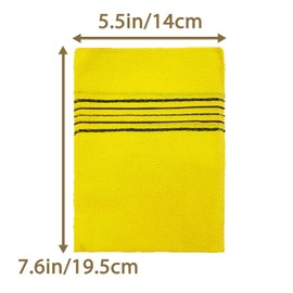 8 Pieces Korean Exfoliating Glove Double Sided Exfoliating Cloth Korean Exfoliating Cloth Italy Towel for Removing Skin Calluses Acne Breakout Clean Dry Skin Pore Cells (4 Colours)