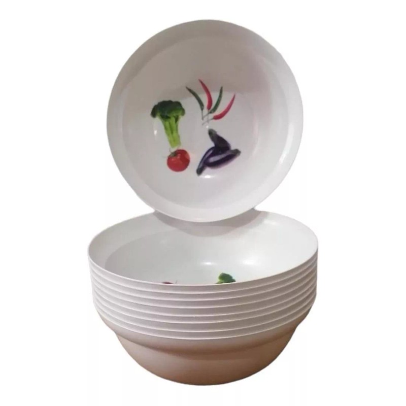 Plásticos genéricos Plato Hondo Para Pozole O Consomé, Plato De