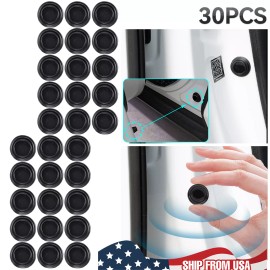 Unbranded US Car Door Anti-Shock Absorbing Silicone Pad Auto Absorbing Silent-Gasket 30pcs