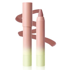 JUAAZIN Ombre Matte Lip Lipstick Crayon Lip Liner Thick Pencil, High-Pigment Contour & Gradient Lip Liner Pencil - Velvet, Waterproof & Smudge-Proof Longwear Lipstick Pencils for Women 06#