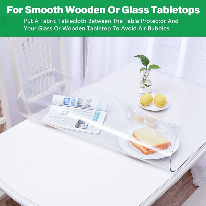 LinkGro Round 49 Inch Dia Dining Coffee Table Protector Round