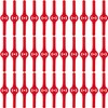OIIKI 36 PCS Plastic Blades Replacements for Lawn Mower, String