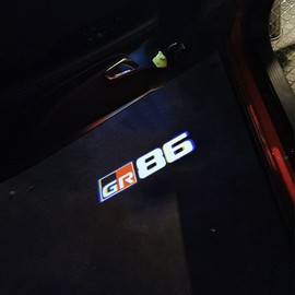 Toyota 86 LED Logo Projection, Courtesy Light, Door Welcome Light, Courtesy Lamp, Car Courtesy Lamp, Set of 2, Compatible with Toyota 86 BRZ zn6 (2nd Generation, ZD8 Model (August 2021-present) ZN8