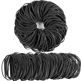 AMUU Rubber Bands Black Size 33 Rubber Band 200 Pieces #33 rubber band for Office Supply Home money File Folders Strong Elastic Rubber Bands