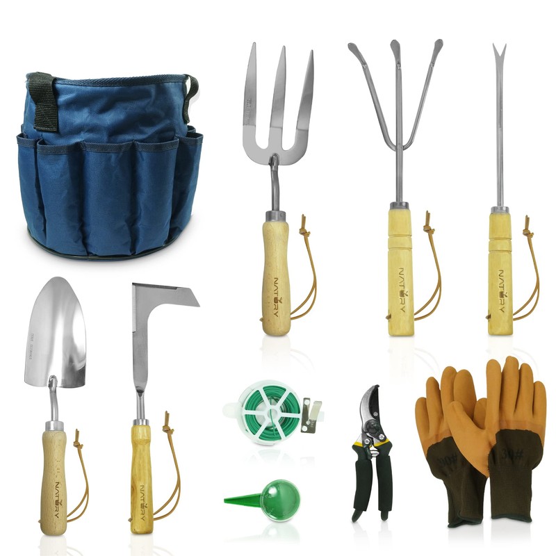 Natury Garden Tools Set – Premium Stainless Steel Gardening Hand