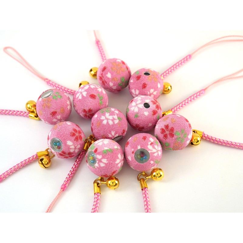 Zoon Flower Crepe Kaleidoscope, Japanese Pattern, Crepe, Rooted Bell Key